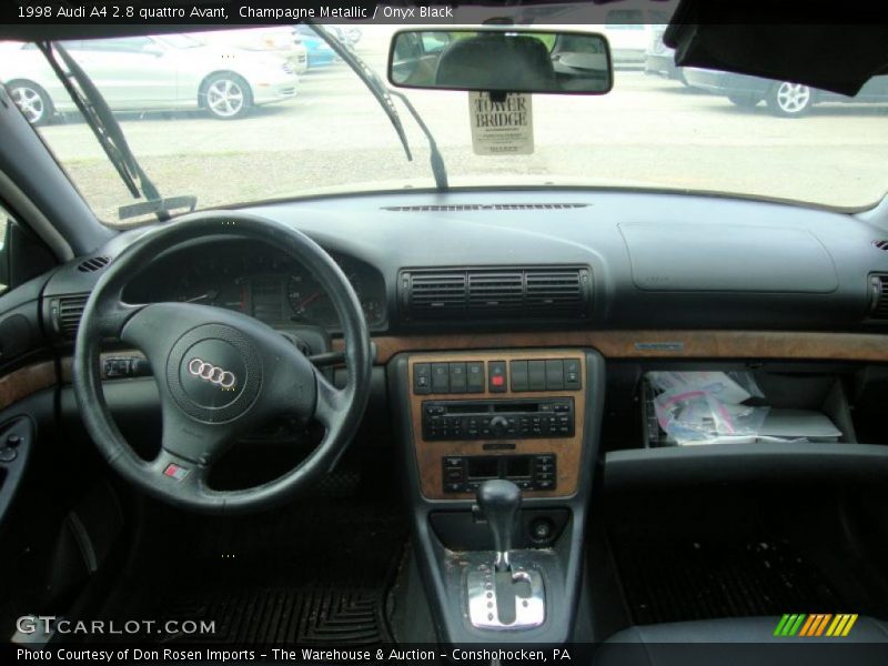 Champagne Metallic / Onyx Black 1998 Audi A4 2.8 quattro Avant