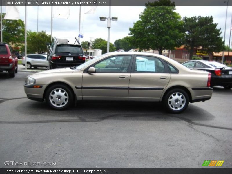 Ash Gold Metallic / Taupe/Light Taupe 2001 Volvo S80 2.9