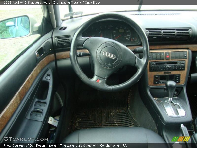 Champagne Metallic / Onyx Black 1998 Audi A4 2.8 quattro Avant