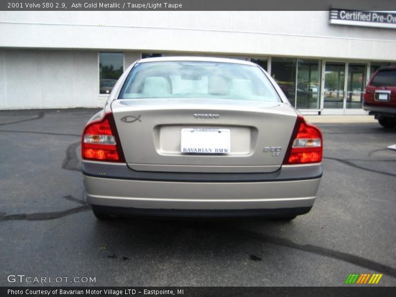 Ash Gold Metallic / Taupe/Light Taupe 2001 Volvo S80 2.9