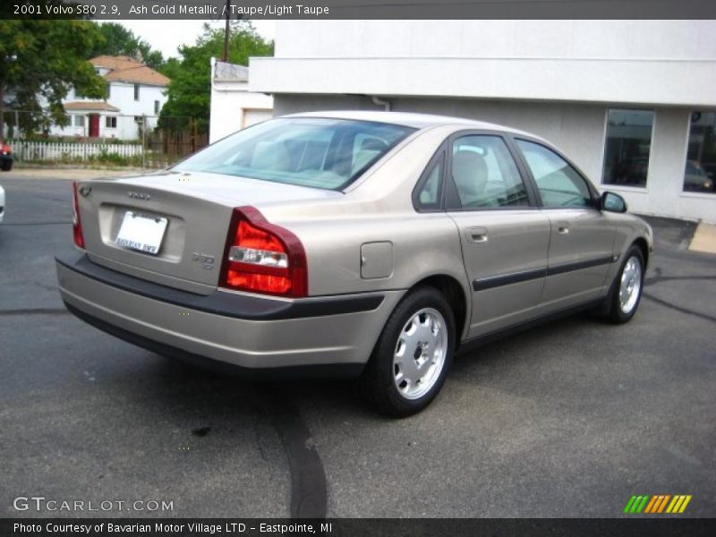 Ash Gold Metallic / Taupe/Light Taupe 2001 Volvo S80 2.9