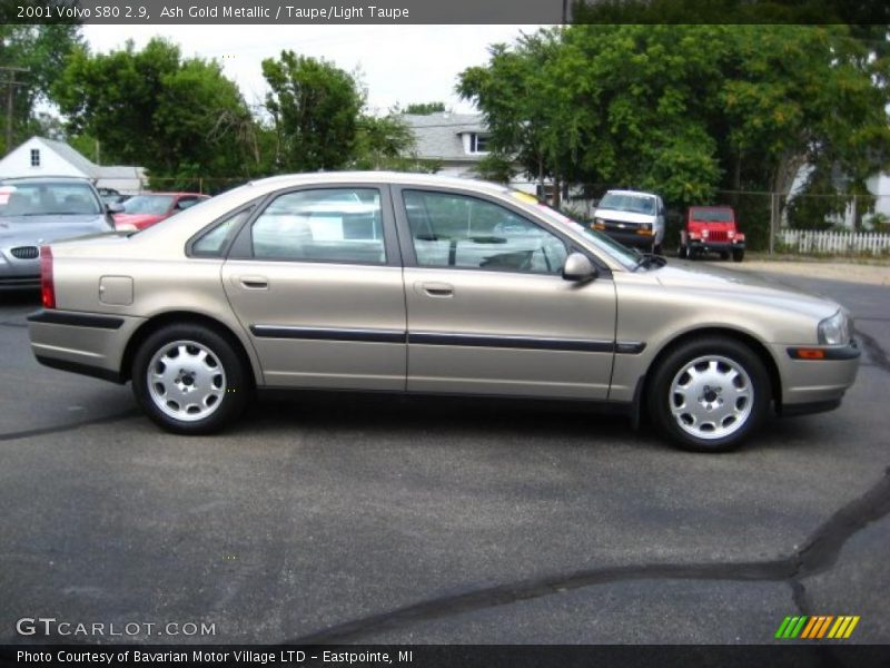Ash Gold Metallic / Taupe/Light Taupe 2001 Volvo S80 2.9