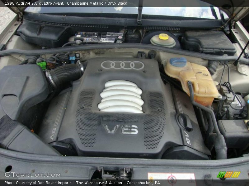 Champagne Metallic / Onyx Black 1998 Audi A4 2.8 quattro Avant
