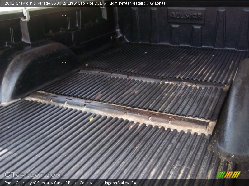 Light Pewter Metallic / Graphite 2002 Chevrolet Silverado 3500 LS Crew Cab 4x4 Dually