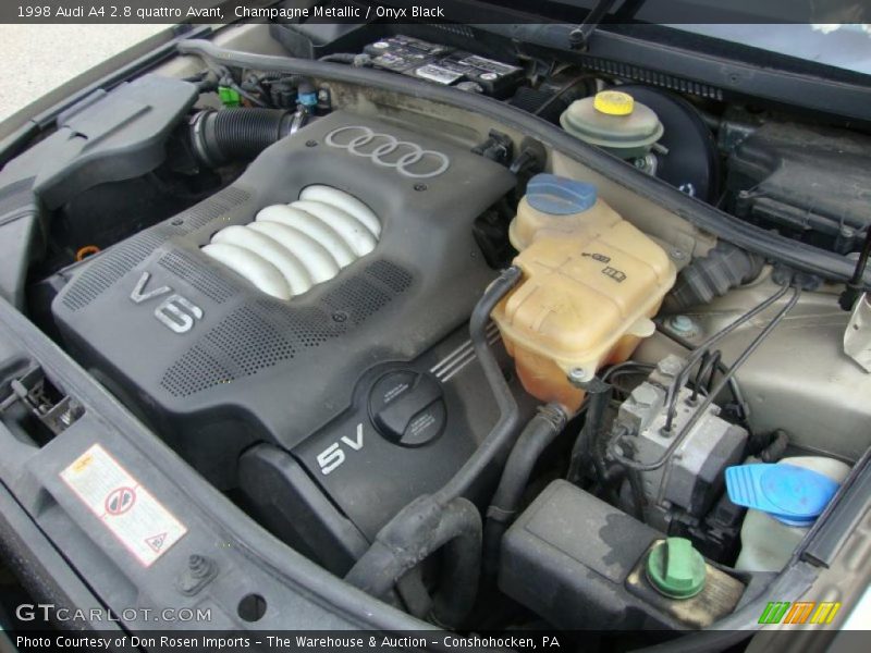Champagne Metallic / Onyx Black 1998 Audi A4 2.8 quattro Avant