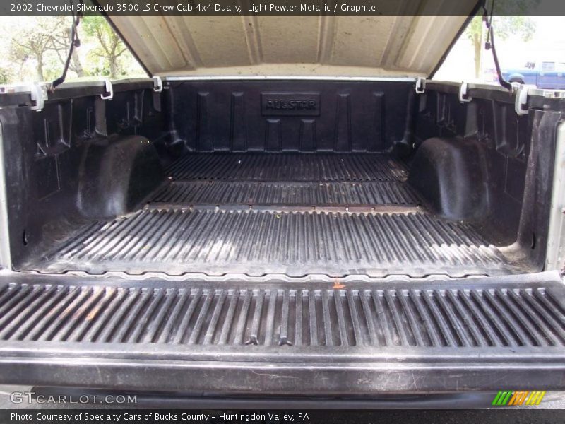 Light Pewter Metallic / Graphite 2002 Chevrolet Silverado 3500 LS Crew Cab 4x4 Dually