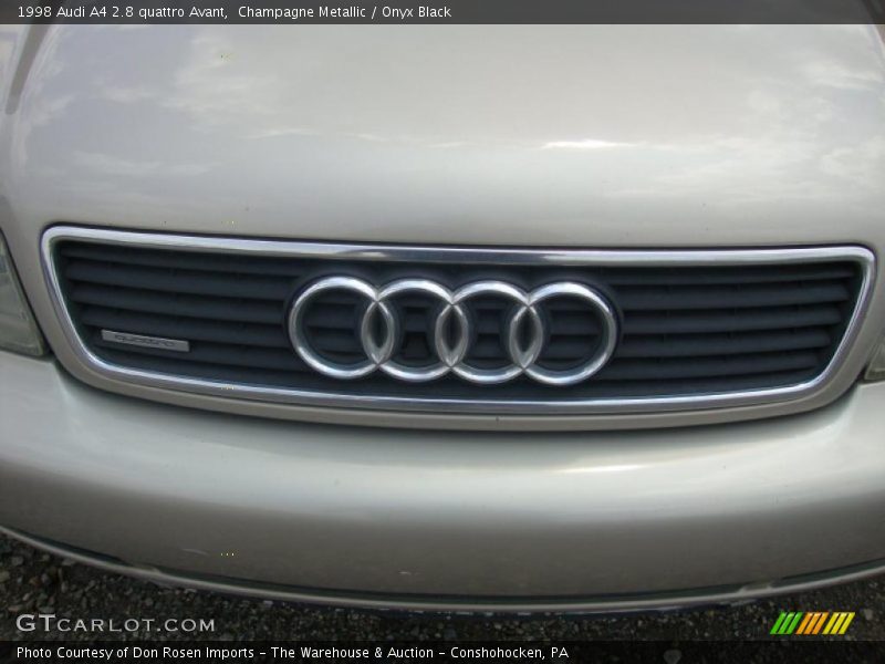 Champagne Metallic / Onyx Black 1998 Audi A4 2.8 quattro Avant