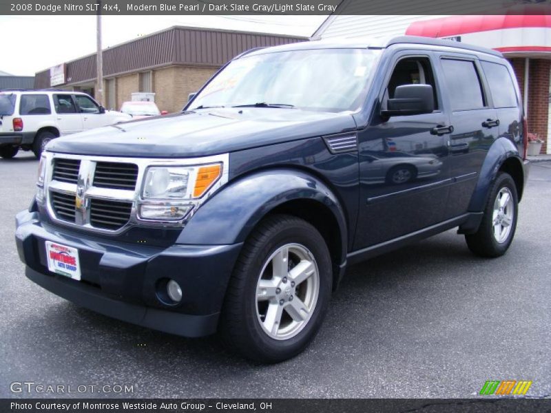 Modern Blue Pearl / Dark Slate Gray/Light Slate Gray 2008 Dodge Nitro SLT 4x4