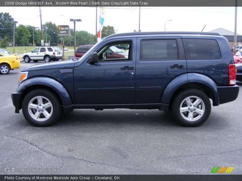 Modern Blue Pearl / Dark Slate Gray/Light Slate Gray 2008 Dodge Nitro SLT 4x4