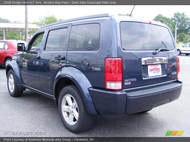 Modern Blue Pearl / Dark Slate Gray/Light Slate Gray 2008 Dodge Nitro SLT 4x4