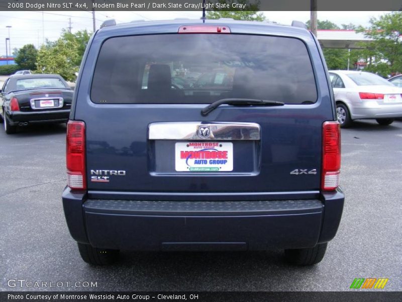 Modern Blue Pearl / Dark Slate Gray/Light Slate Gray 2008 Dodge Nitro SLT 4x4