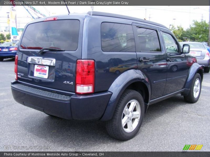 Modern Blue Pearl / Dark Slate Gray/Light Slate Gray 2008 Dodge Nitro SLT 4x4
