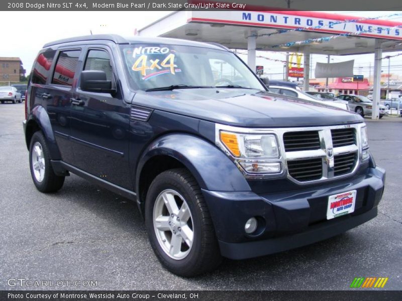 Modern Blue Pearl / Dark Slate Gray/Light Slate Gray 2008 Dodge Nitro SLT 4x4