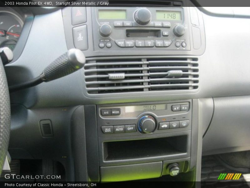 Starlight Silver Metallic / Gray 2003 Honda Pilot EX 4WD