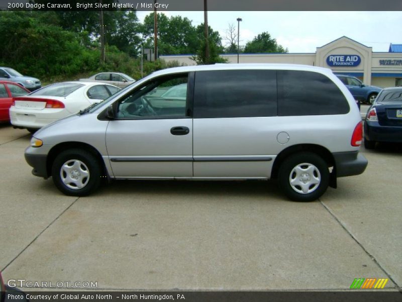 Bright Silver Metallic / Mist Grey 2000 Dodge Caravan