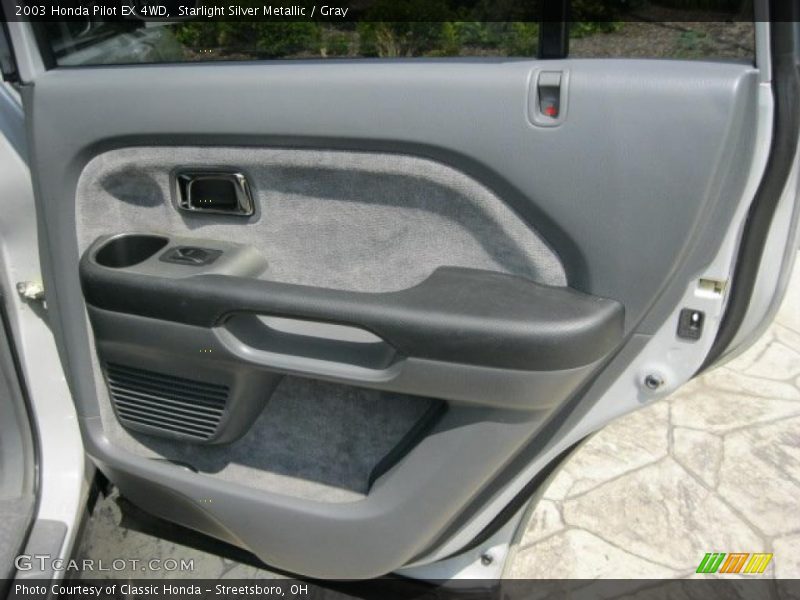 Starlight Silver Metallic / Gray 2003 Honda Pilot EX 4WD