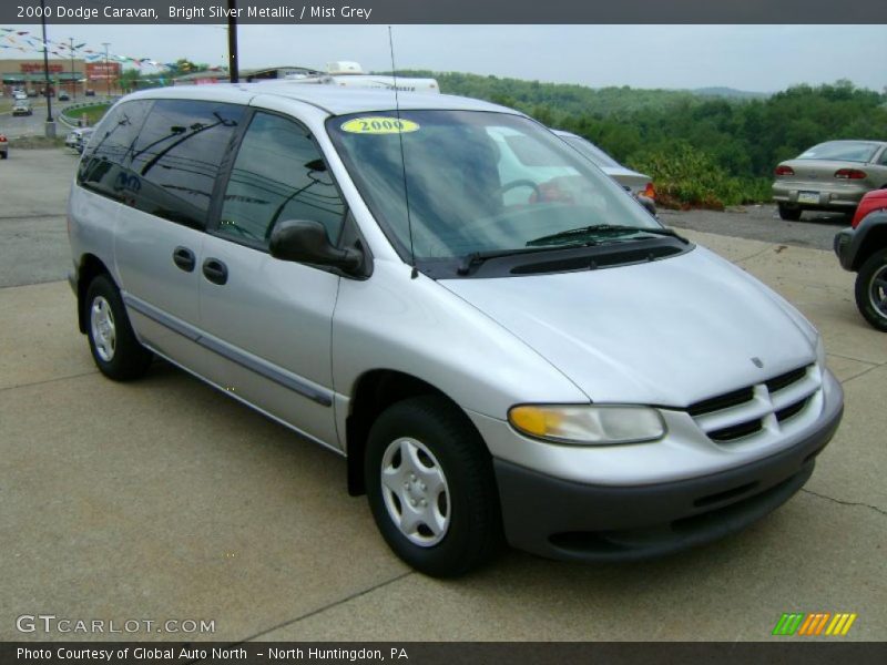 Bright Silver Metallic / Mist Grey 2000 Dodge Caravan
