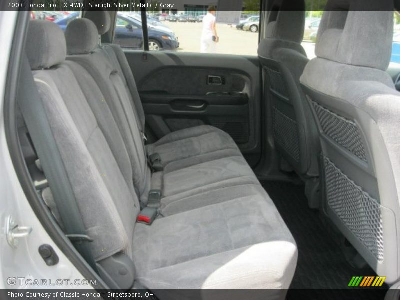 Starlight Silver Metallic / Gray 2003 Honda Pilot EX 4WD