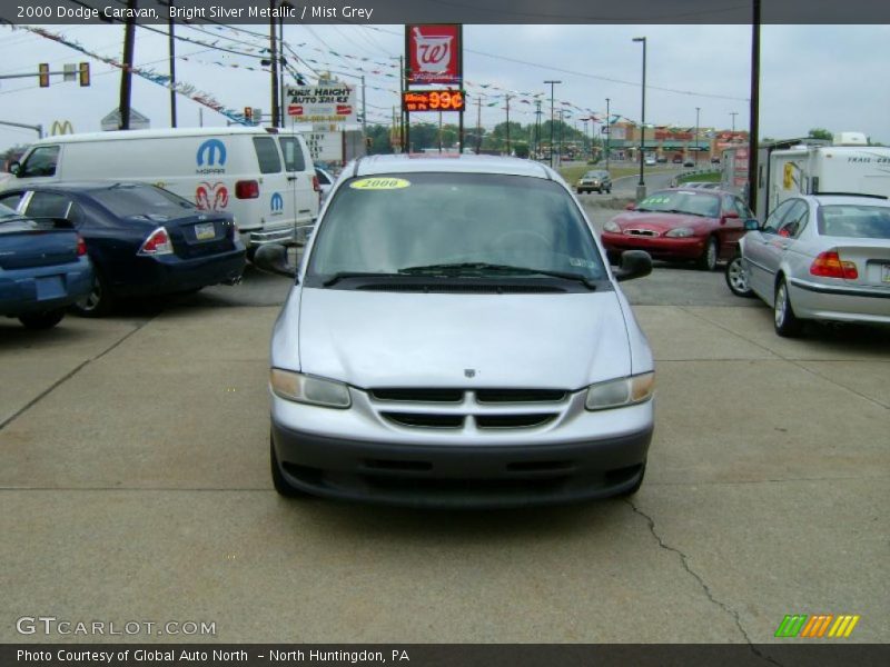 Bright Silver Metallic / Mist Grey 2000 Dodge Caravan