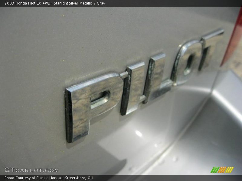 Starlight Silver Metallic / Gray 2003 Honda Pilot EX 4WD