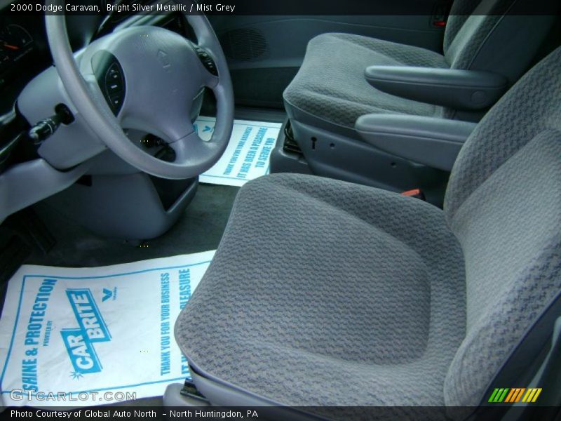 Bright Silver Metallic / Mist Grey 2000 Dodge Caravan