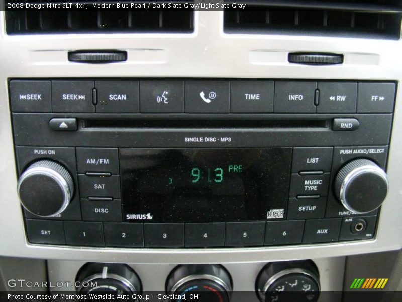 Modern Blue Pearl / Dark Slate Gray/Light Slate Gray 2008 Dodge Nitro SLT 4x4