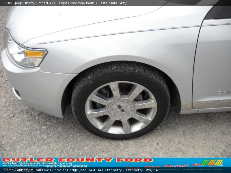 Light Graystone Pearl / Pastel Slate Gray 2008 Jeep Liberty Limited 4x4