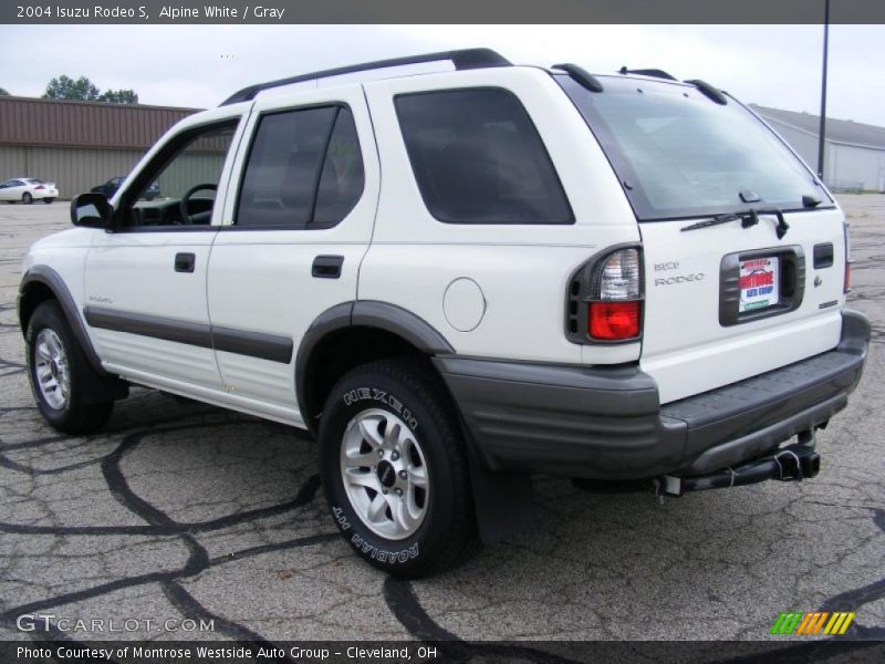 Alpine White / Gray 2004 Isuzu Rodeo S