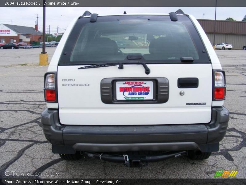 Alpine White / Gray 2004 Isuzu Rodeo S