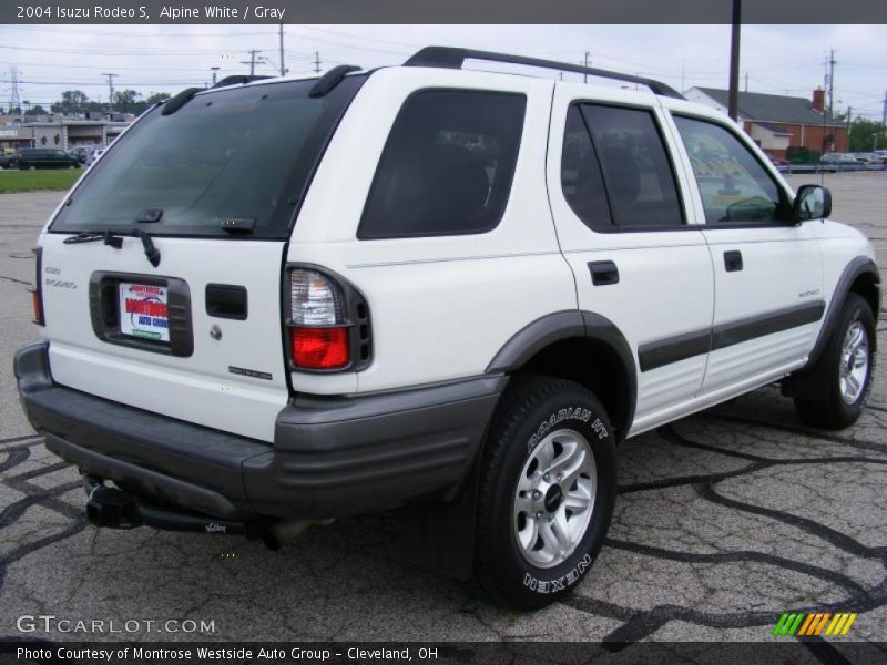 Alpine White / Gray 2004 Isuzu Rodeo S