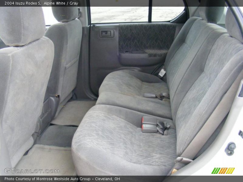 Alpine White / Gray 2004 Isuzu Rodeo S