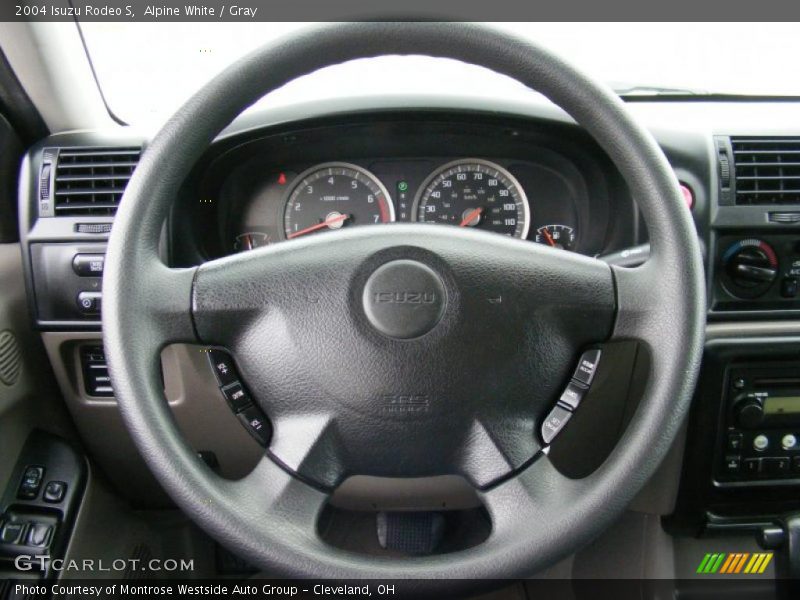 Alpine White / Gray 2004 Isuzu Rodeo S