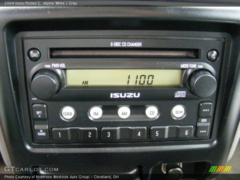 Alpine White / Gray 2004 Isuzu Rodeo S