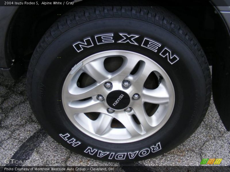 Alpine White / Gray 2004 Isuzu Rodeo S