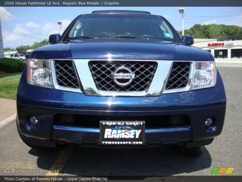 Majestic Blue Metallic / Graphite 2006 Nissan Pathfinder LE 4x4