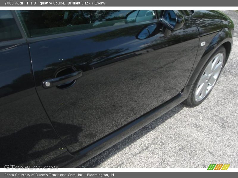 Brilliant Black / Ebony 2003 Audi TT 1.8T quattro Coupe