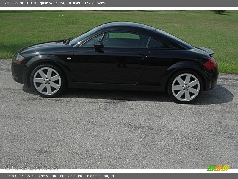 Brilliant Black / Ebony 2003 Audi TT 1.8T quattro Coupe