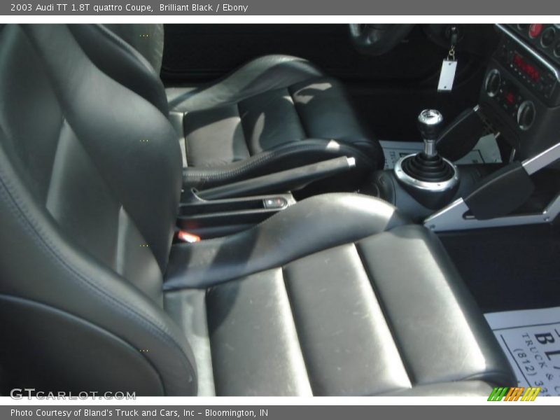Brilliant Black / Ebony 2003 Audi TT 1.8T quattro Coupe