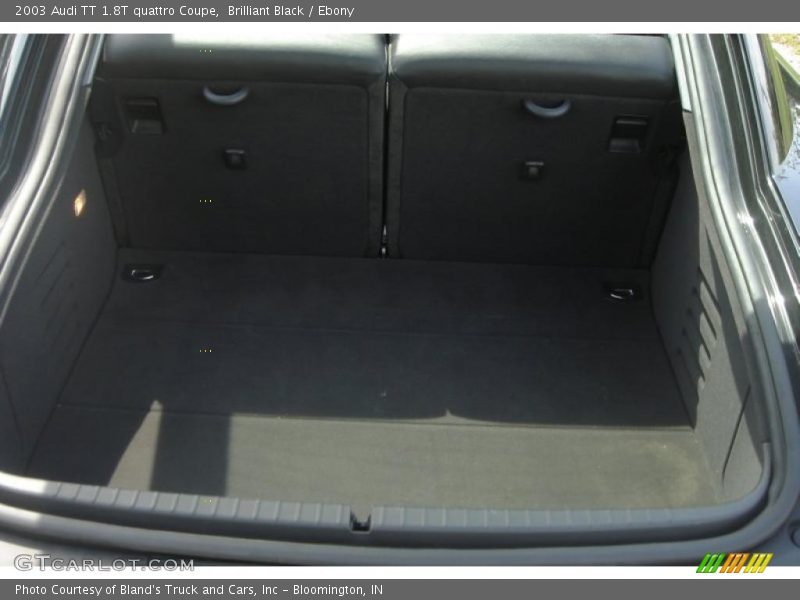 Brilliant Black / Ebony 2003 Audi TT 1.8T quattro Coupe