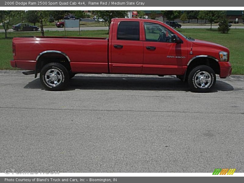 Flame Red / Medium Slate Gray 2006 Dodge Ram 2500 Sport Quad Cab 4x4