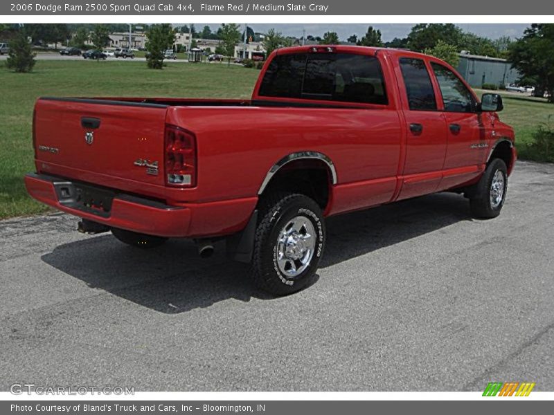 Flame Red / Medium Slate Gray 2006 Dodge Ram 2500 Sport Quad Cab 4x4