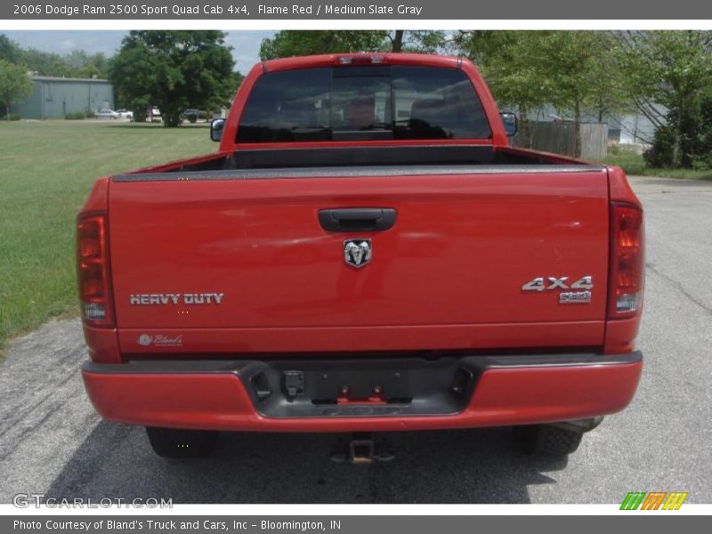 Flame Red / Medium Slate Gray 2006 Dodge Ram 2500 Sport Quad Cab 4x4