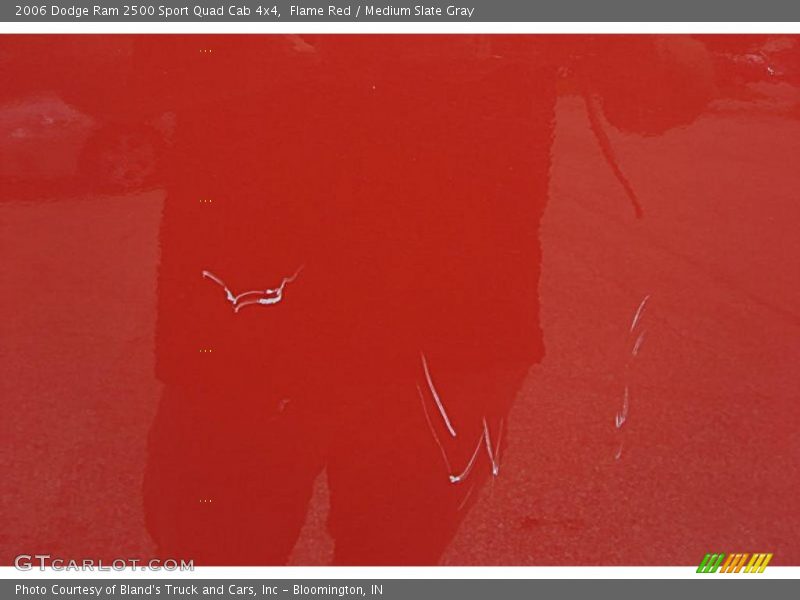 Flame Red / Medium Slate Gray 2006 Dodge Ram 2500 Sport Quad Cab 4x4
