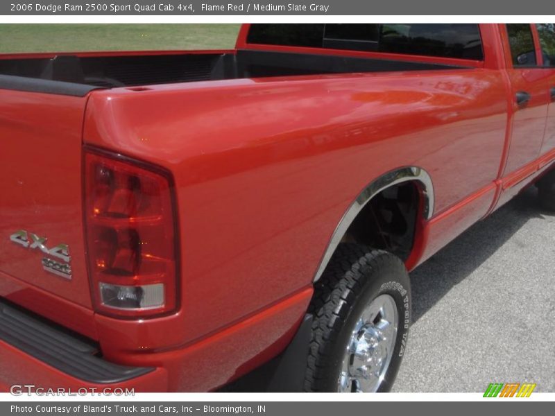 Flame Red / Medium Slate Gray 2006 Dodge Ram 2500 Sport Quad Cab 4x4