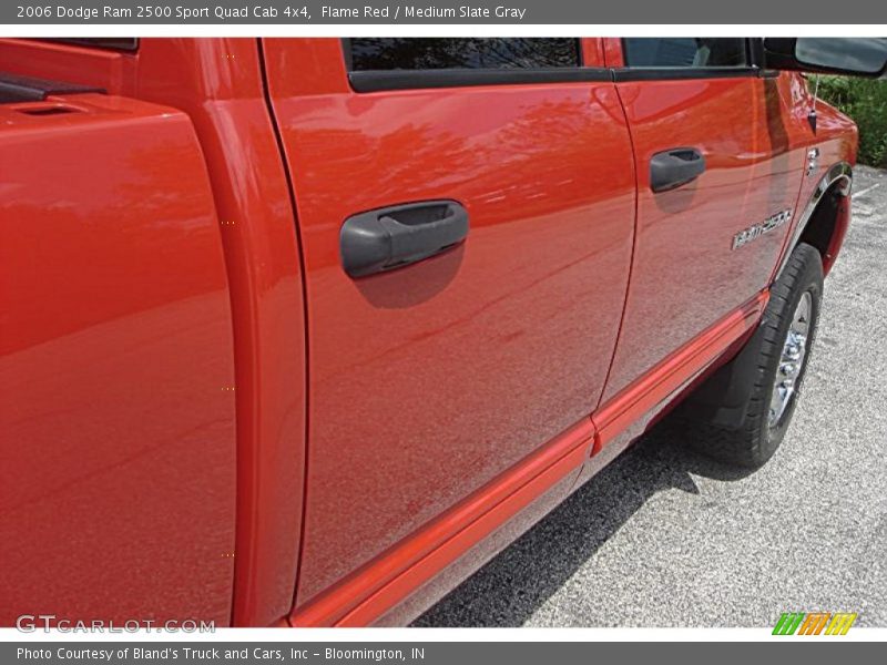 Flame Red / Medium Slate Gray 2006 Dodge Ram 2500 Sport Quad Cab 4x4