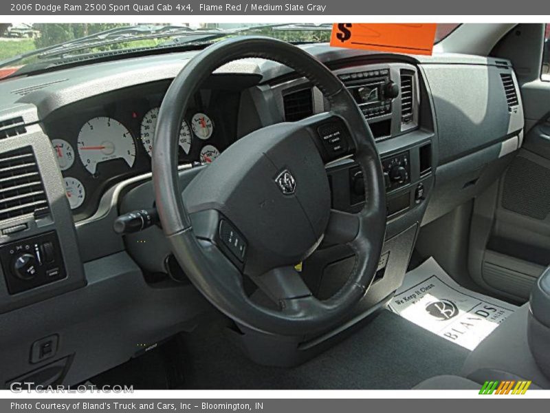 Flame Red / Medium Slate Gray 2006 Dodge Ram 2500 Sport Quad Cab 4x4