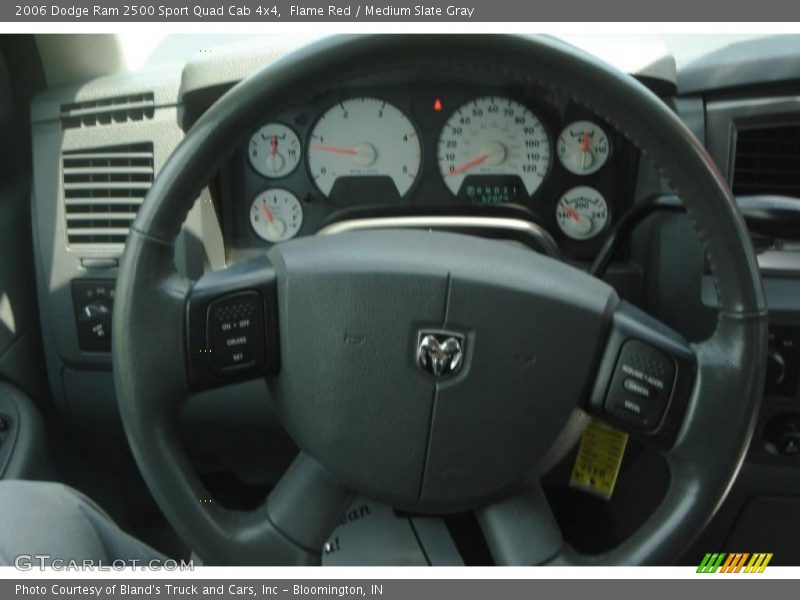 Flame Red / Medium Slate Gray 2006 Dodge Ram 2500 Sport Quad Cab 4x4