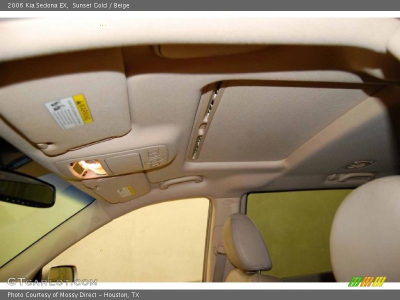 Sunset Gold / Beige 2006 Kia Sedona EX
