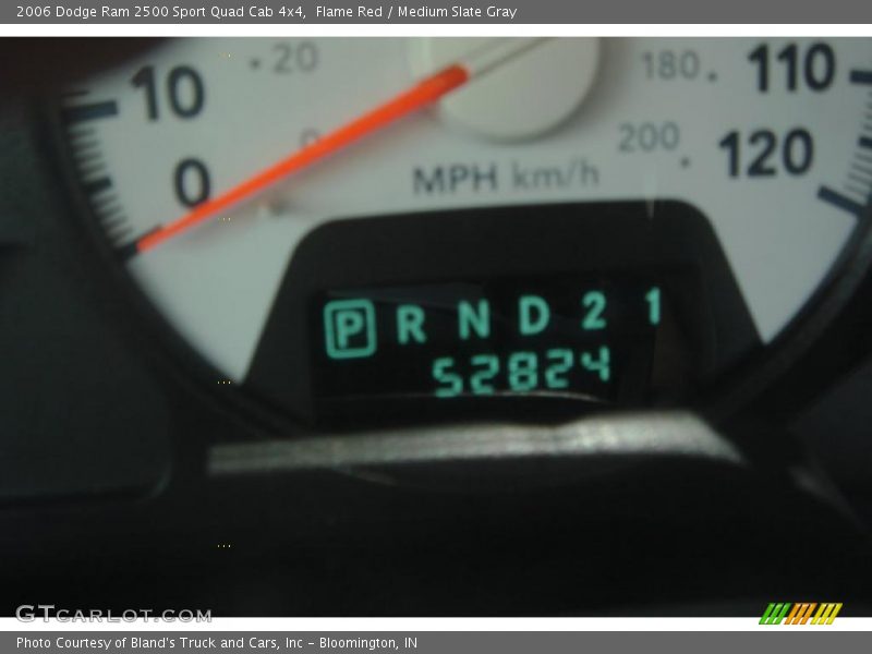 Flame Red / Medium Slate Gray 2006 Dodge Ram 2500 Sport Quad Cab 4x4