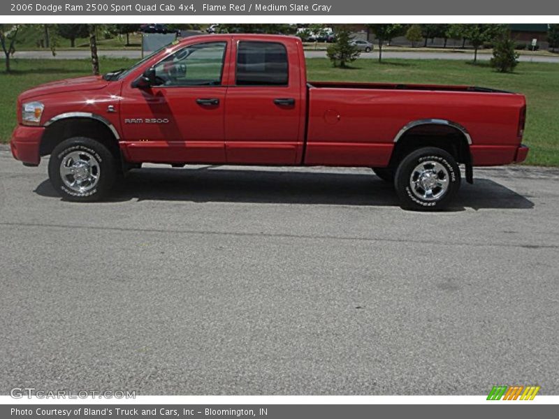 Flame Red / Medium Slate Gray 2006 Dodge Ram 2500 Sport Quad Cab 4x4
